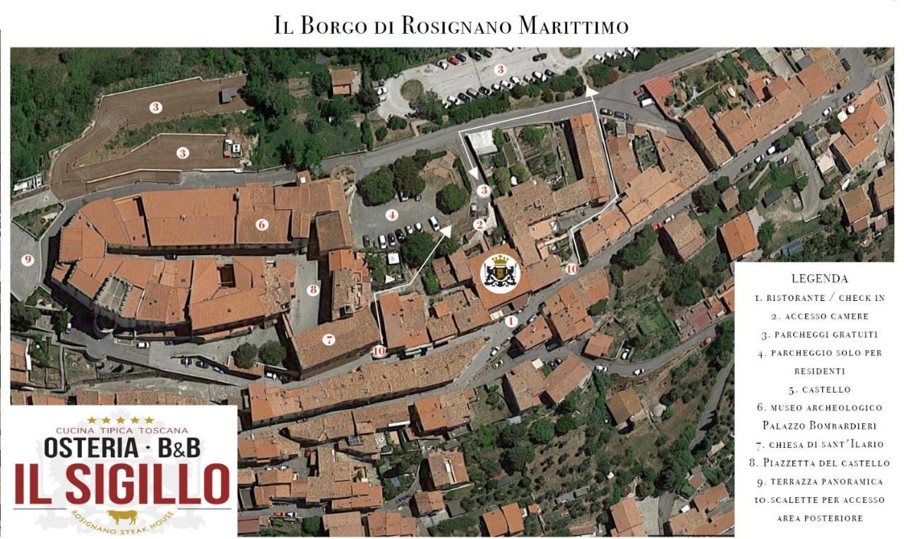 Locanda Il Sigillo B&B E Ristorante 罗西尼亚诺马里蒂莫 外观 照片